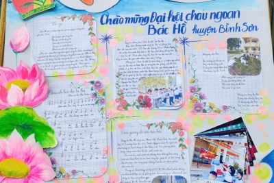 Liên đội trường TH số 2 Bình Nguyên tham gia dự thi “Cuộc thi thiết kế báo tường” năm 2025