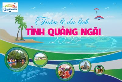 Banner hỗ trợ tuyên truyền quảng bá Tuần lễ Du lịch Quảng Ngãi năm 2024